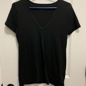 Banana Republic Black V Neck